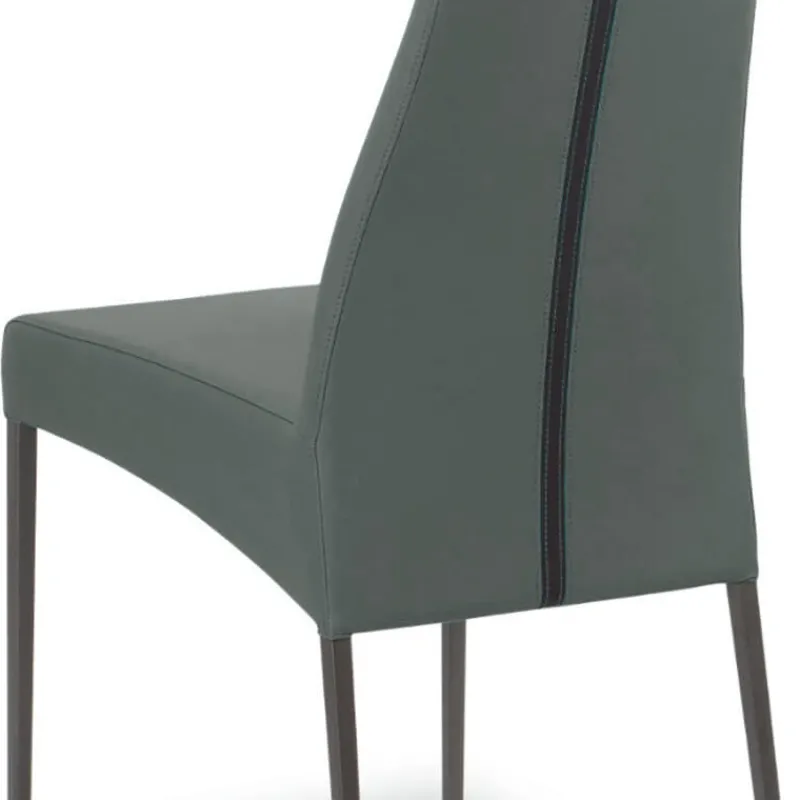 Airnova Carla Chaise en cuir de salle à manger italienne* Chaise De Salle à Manger