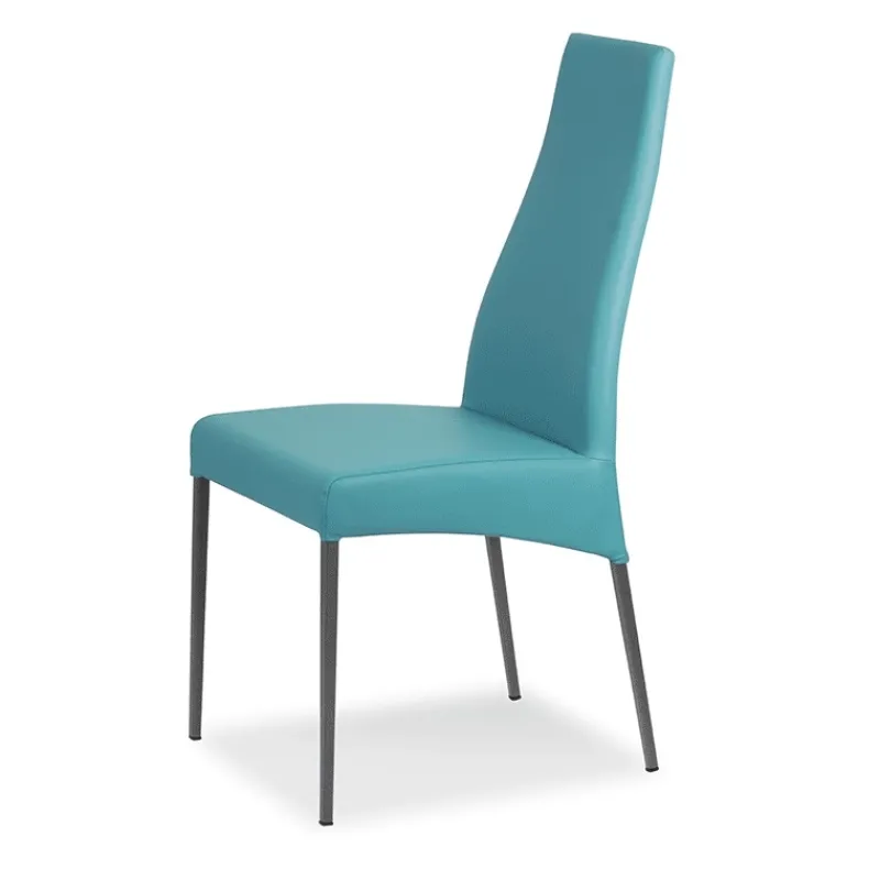 Airnova Carla Chaise en cuir de salle à manger italienne* Chaise De Salle à Manger