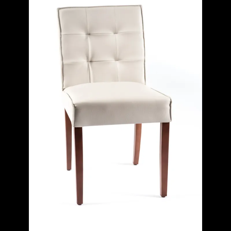 Sessio Carpe 2 Chaise matelassée en synthétique et bois* Chaise De Cuisine|Chaise De Salle à Manger