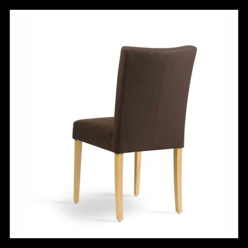 Mobitec Carré Chaise ® en tissu et pieds en bois dossier piqué* Chaise De Salle à Manger|Chaise Salon