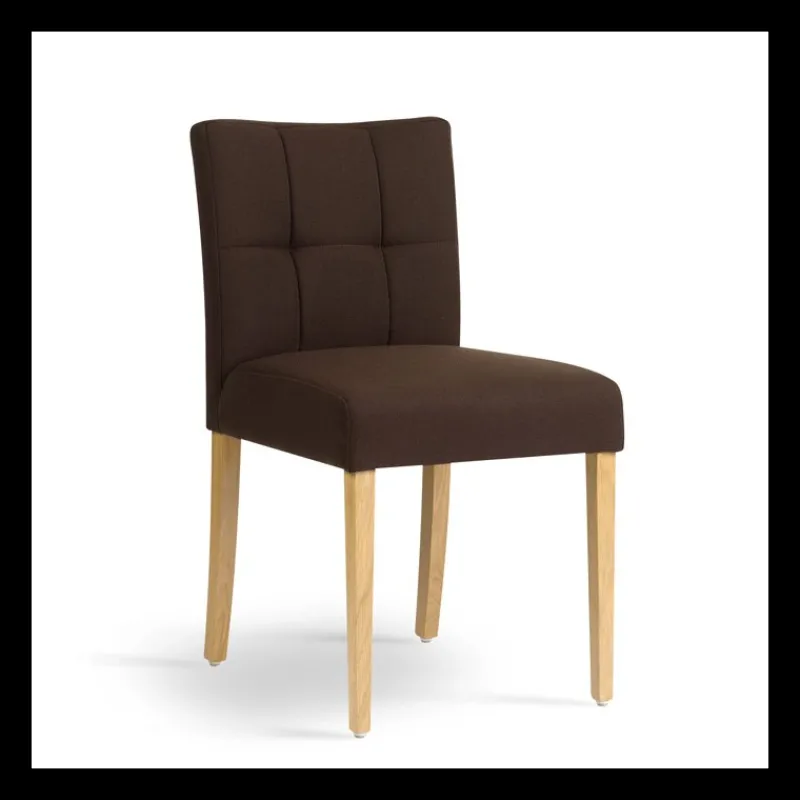 Mobitec Carré ® Chaise rembourrée en bois et tissu* Chaise De Salle à Manger|Chaise Salon