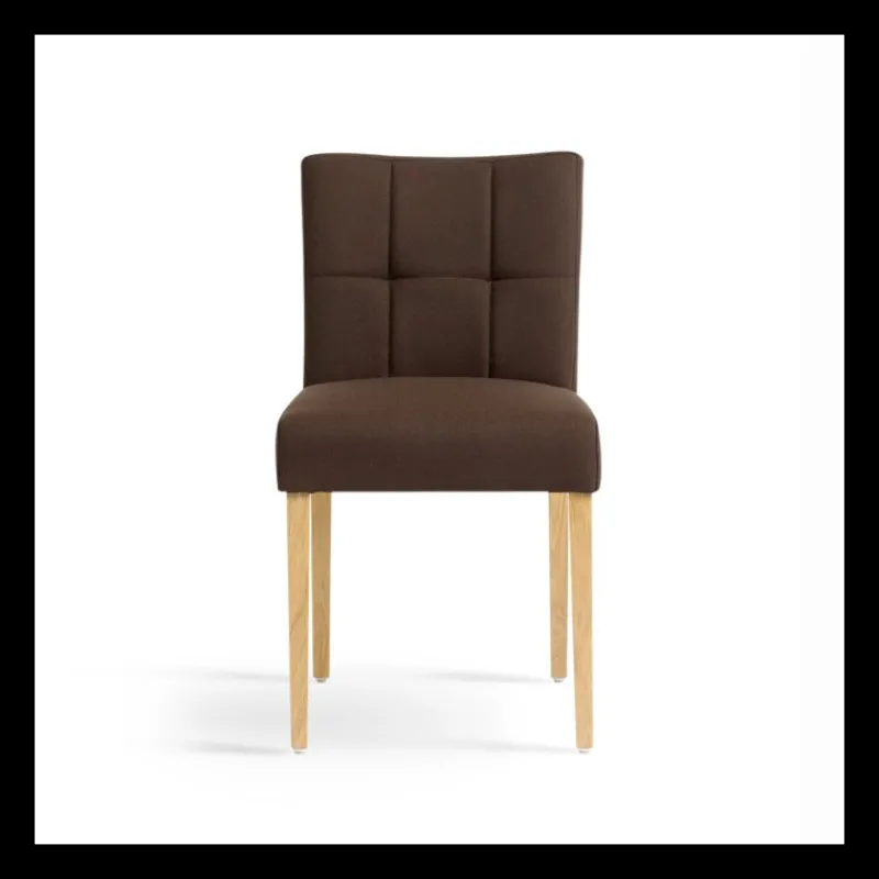 Mobitec Carré ® Chaise rembourrée en bois et tissu* Chaise De Salle à Manger|Chaise Salon