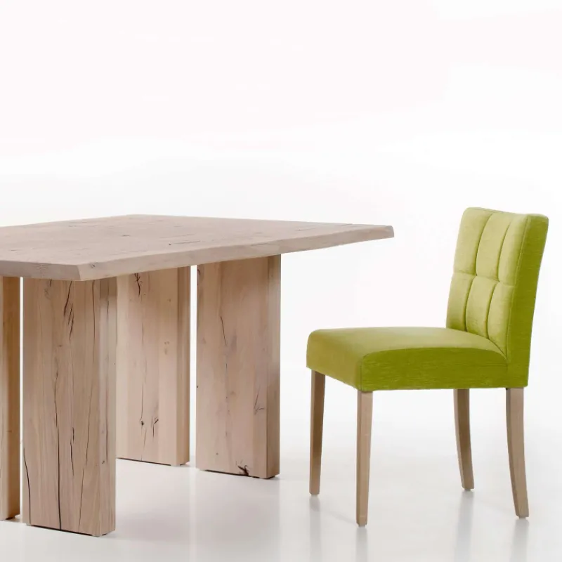 Mobitec Carré ® Chaise rembourrée en bois et tissu* Chaise De Salle à Manger|Chaise Salon