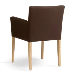 Mobitec Carré ® Fauteuil de séjour en bois et tissu* Chaise De Salle à Manger|Chaise Salon