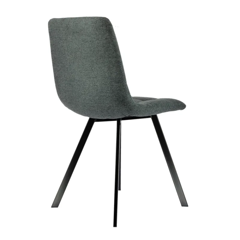 CarviChaise moderne matelassée en tissu avec pied en métal* Chaise Salon|Chaise Pour Chambre