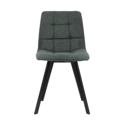 CarviChaise moderne matelassée en tissu avec pied en métal* Chaise Salon|Chaise Pour Chambre