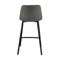 CarviTabouret matelassé hauteur snack en tissu* Tabouret Snack (assise +/- 65 Cm)|Tabouret De Bar (assise +/- 80 Cm)