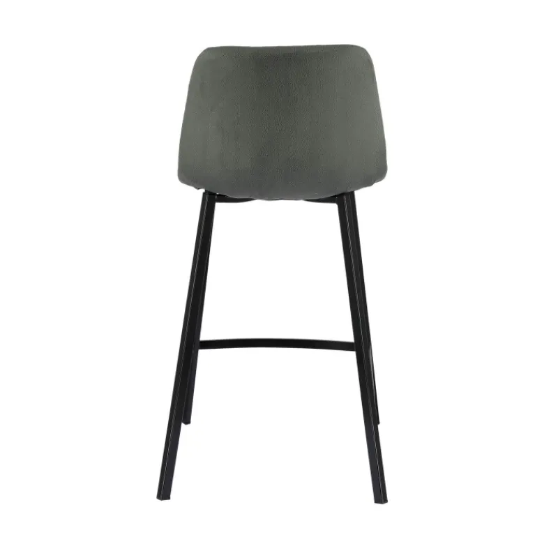CarviTabouret matelassé hauteur snack en tissu* Tabouret Snack (assise +/- 65 Cm)|Tabouret De Bar (assise +/- 80 Cm)