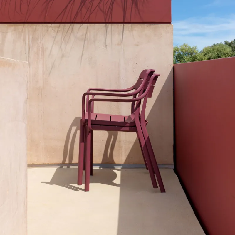 Cassia Fauteuil de jardin empilable en polypropylène* Fauteuil De Jardin|Chaise De Jardin