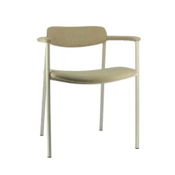 Perfecta Cassis Fauteuil moderne en tissu avec accoudoirs et pieds en métal* Chaise De Salle à Manger|Fauteuil De Salon