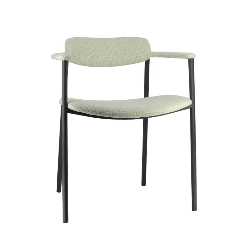Perfecta Cassis Fauteuil moderne en tissu avec accoudoirs et pieds en métal* Chaise De Salle à Manger|Fauteuil De Salon