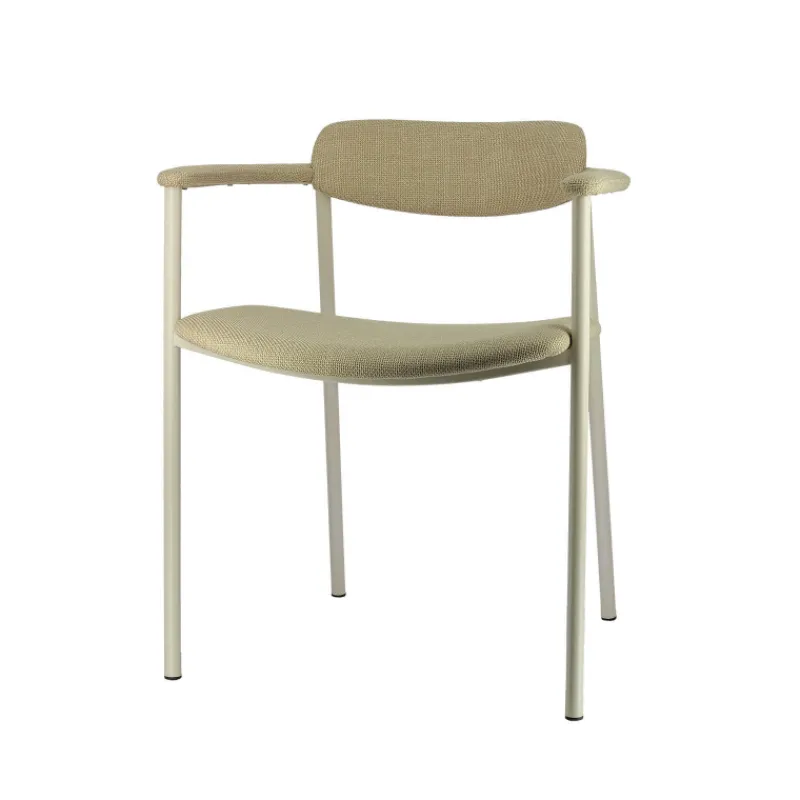 Perfecta Cassis Fauteuil moderne en tissu avec accoudoirs et pieds en métal* Chaise De Salle à Manger|Fauteuil De Salon