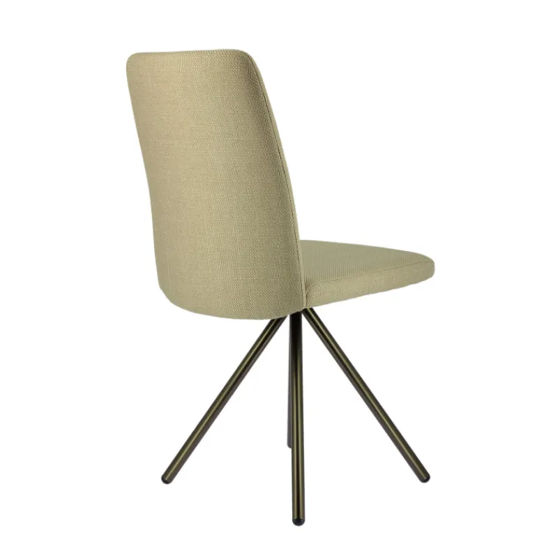 Perfecta Charentes Chaise moderne en tissu et pieds métal* Chaise De Salle à Manger