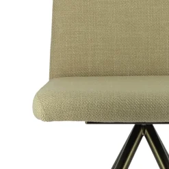 Perfecta Charentes Chaise moderne en tissu et pieds métal* Chaise De Salle à Manger