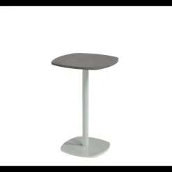 Perfecta Circa Petite table de cuisine carrée aux bords arrondis avec pied central* Table Pour Petit Espace|Table De Cuisine