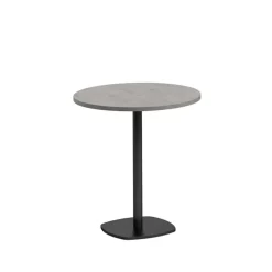 Perfecta Circa Petite table de cuisine ronde diamètre 70 cm en stratifié avec pied central* Table De Cuisine|Table Pour Petit Espace