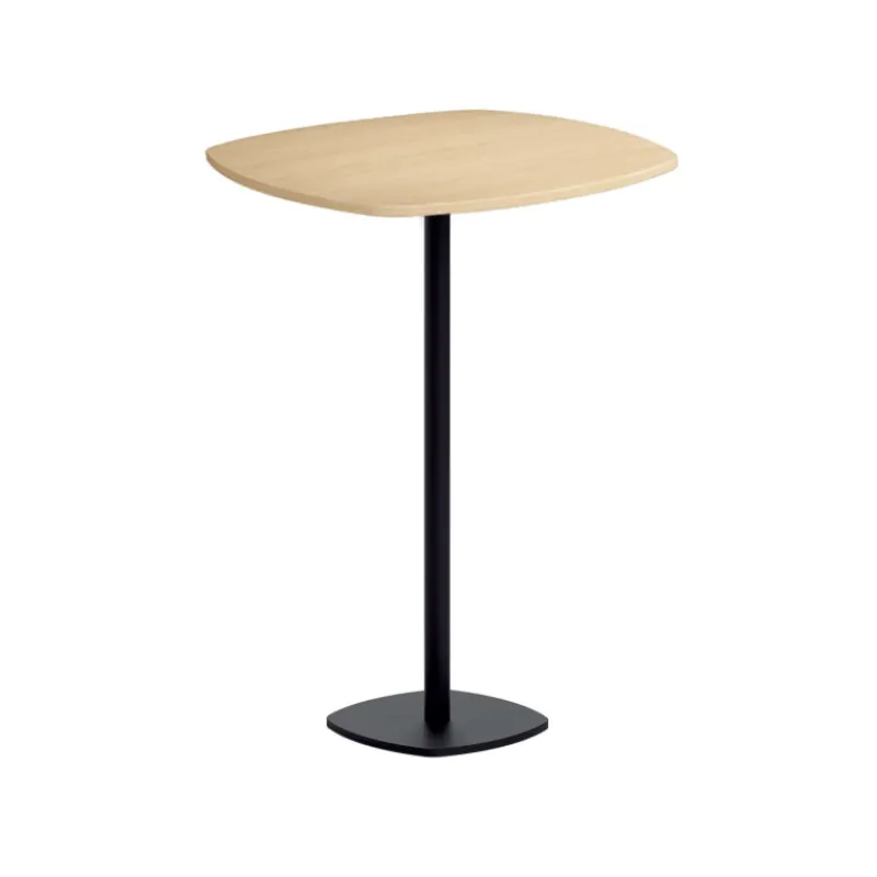 Perfecta Circa Table de bar carrée aux bords arrondis avec pied central* Table De Cuisine|Table Pour Petit Espace
