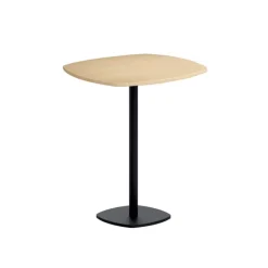 Perfecta Circa Table snack de cuisine carrée aux bords arrondis avec pied central* Table De Cuisine|Table Pour Petit Espace