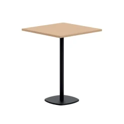Perfecta Circa Table snack de cuisine carrée en stratifié avec pied central* Table De Cuisine|Table Pour Petit Espace