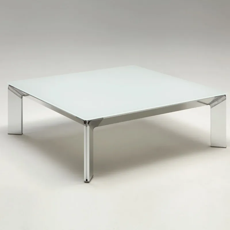 Dexo Class Table basse carrée italienne en verre trempé* Table De Salon