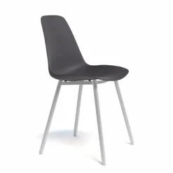 Perfecta Claudio Chaise moderne en polypropylène et métal* Chaise De Cuisine|Chaise De Salle à Manger