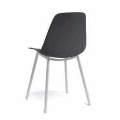 Perfecta Claudio Chaise moderne en polypropylène et métal* Chaise De Cuisine|Chaise De Salle à Manger