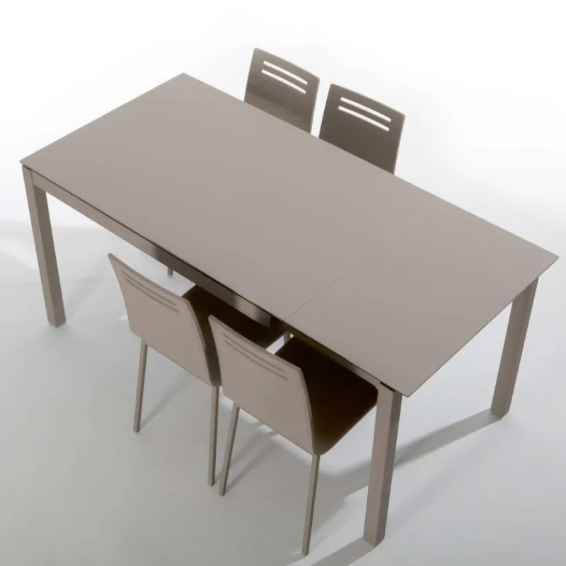 Bailen Céleste Table de cuisine petit espace en céramique avec allonge* Table De Cuisine|Table Pour Petit Espace