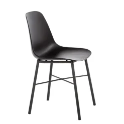 Perfecta Cloe Chaise moderne en polypropylène et métal* Chaise De Cuisine|Chaise Salon