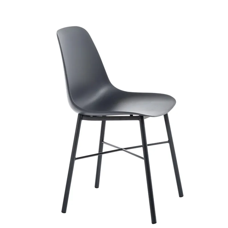 Perfecta Cloe Chaise moderne en polypropylène et métal* Chaise De Cuisine|Chaise Salon