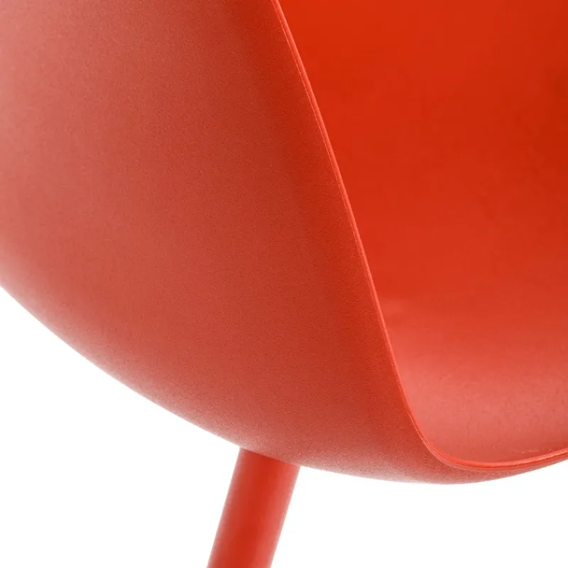 Perfecta Cloe Chaise moderne en polypropylène et métal* Chaise De Cuisine|Chaise Salon