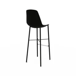 Perfecta Cloe Tabouret de bar belge moderne avec coque en polypropylène et pieds en métal* Tabouret De Bar (assise +/- 80 Cm)
