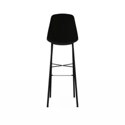 Perfecta Cloe Tabouret de bar belge moderne avec coque en polypropylène et pieds en métal* Tabouret De Bar (assise +/- 80 Cm)