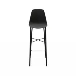 Perfecta Cloe Tabouret de bar belge moderne avec coque en polypropylène et pieds en métal* Tabouret De Bar (assise +/- 80 Cm)