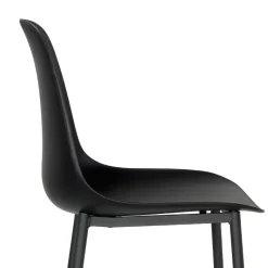 Perfecta Cloe Tabouret snack moderne en polypropylène et métal* Tabouret Snack (assise +/- 65 Cm)|Tabouret De Bar (assise +/- 80 Cm)