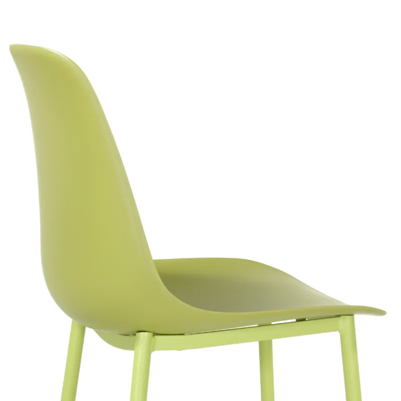 Perfecta Cloe Tabouret snack moderne en polypropylène et métal* Tabouret Snack (assise +/- 65 Cm)|Tabouret De Bar (assise +/- 80 Cm)