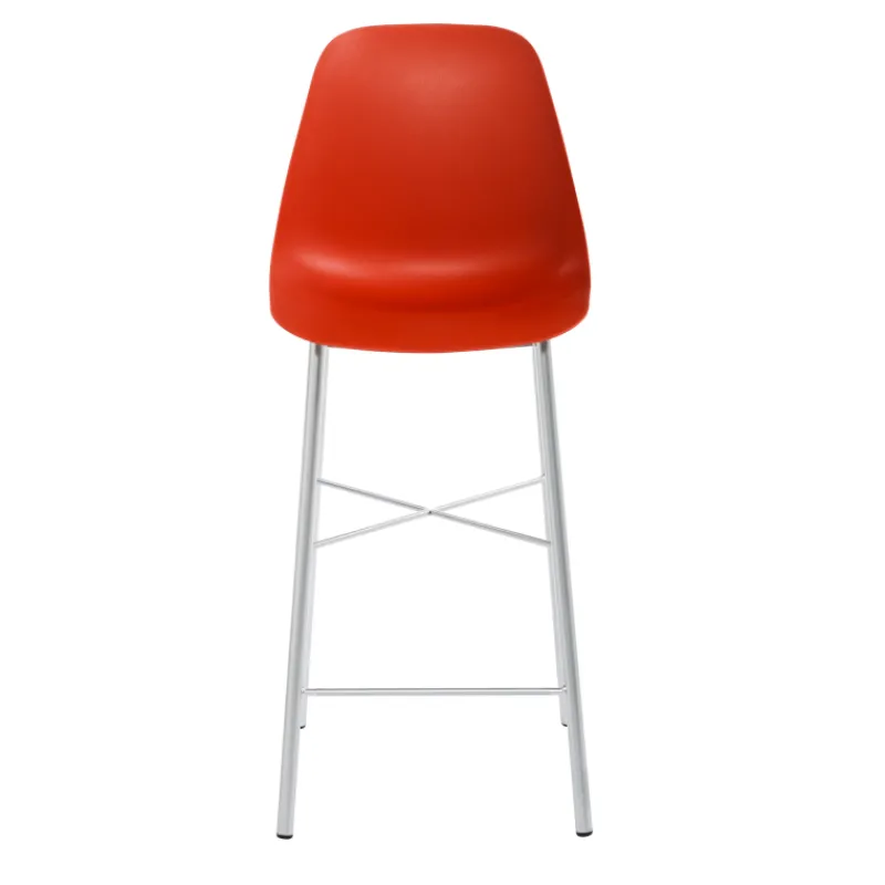 Perfecta Cloe Tabouret snack moderne en polypropylène et métal* Tabouret Snack (assise +/- 65 Cm)|Tabouret De Bar (assise +/- 80 Cm)