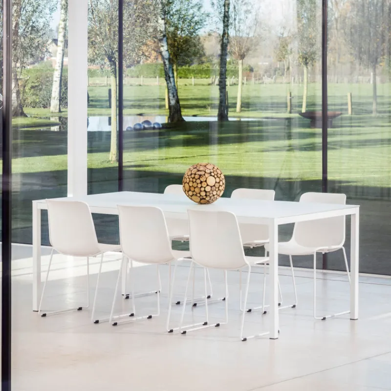 Perfecta Cobra Table rectangulaire plateau stratifié et pieds en métal* Table De Cuisine