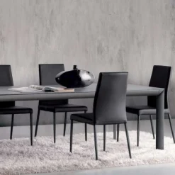 Dexo Cocoon Table italienne rectangulaire extensible en céramique contemporaine* Table De Salle à Manger