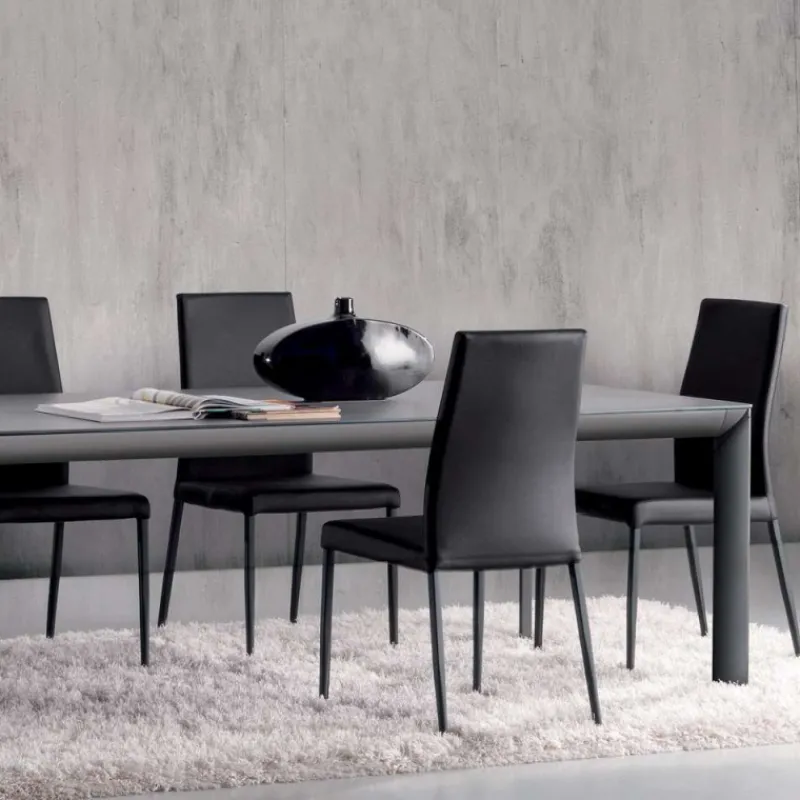 Dexo Cocoon Table italienne rectangulaire extensible en céramique contemporaine* Table De Salle à Manger