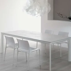 Dexo Cocoon Table italienne rectangulaire en céramique contemporaine* Table De Salle à Manger