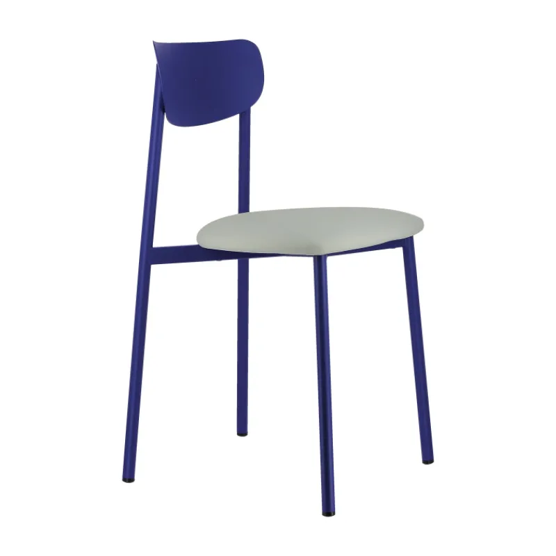 Carrier Colette ® Chaise française en métal avec assise en simili rembourrée* Chaise De Cuisine|Chaise De Salle à Manger