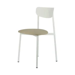 Carrier Colette ® Chaise française en métal avec assise en simili rembourrée* Chaise De Cuisine|Chaise De Salle à Manger