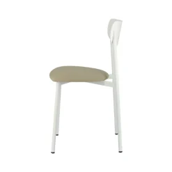 Carrier Colette ® Chaise française en métal avec assise en simili rembourrée* Chaise De Cuisine|Chaise De Salle à Manger