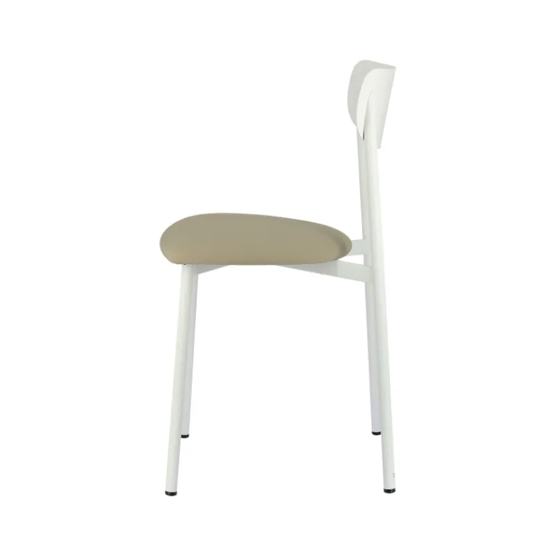 Carrier Colette ® Chaise française en métal avec assise en simili rembourrée* Chaise De Cuisine|Chaise De Salle à Manger