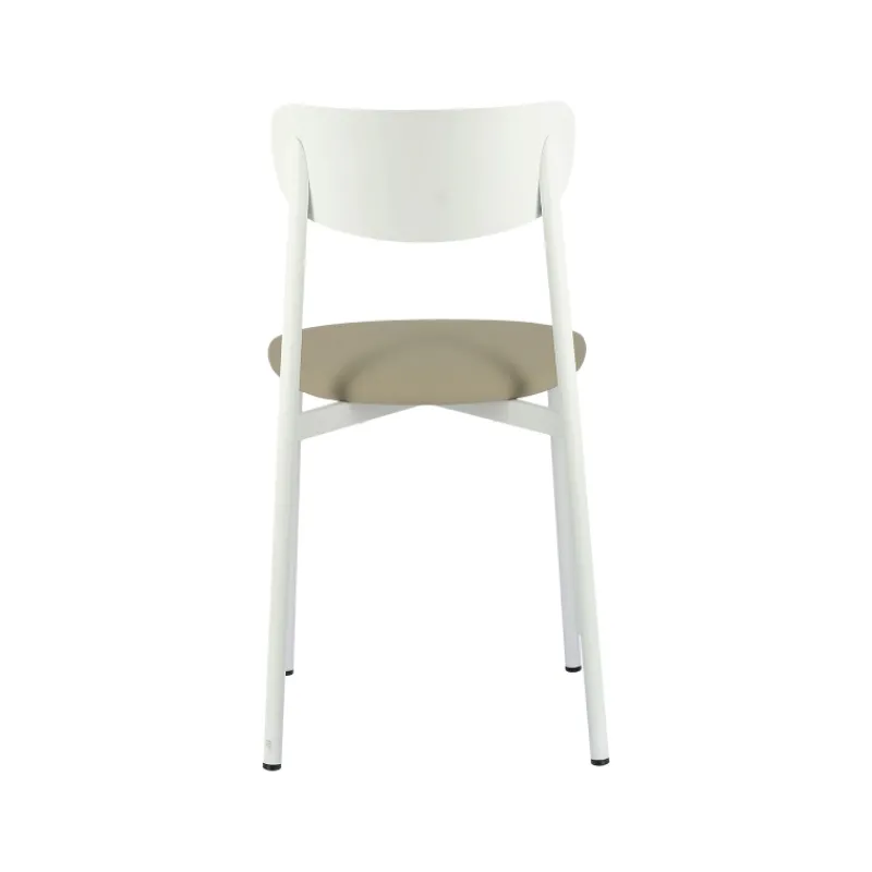 Carrier Colette ® Chaise française en métal avec assise en simili rembourrée* Chaise De Cuisine|Chaise De Salle à Manger