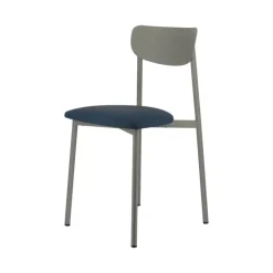 Carrier Colette ® Chaise française en métal avec assise en simili rembourrée* Chaise De Cuisine|Chaise De Salle à Manger
