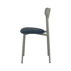 Carrier Colette ® Chaise française en métal avec assise en simili rembourrée* Chaise De Cuisine|Chaise De Salle à Manger