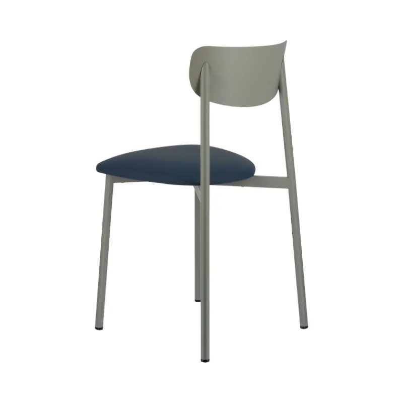 Carrier Colette ® Chaise française en métal avec assise en simili rembourrée* Chaise De Cuisine|Chaise De Salle à Manger