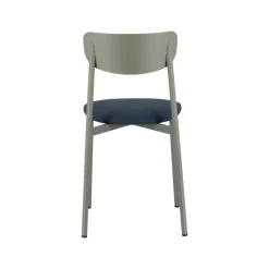 Carrier Colette ® Chaise française en métal avec assise en simili rembourrée* Chaise De Cuisine|Chaise De Salle à Manger