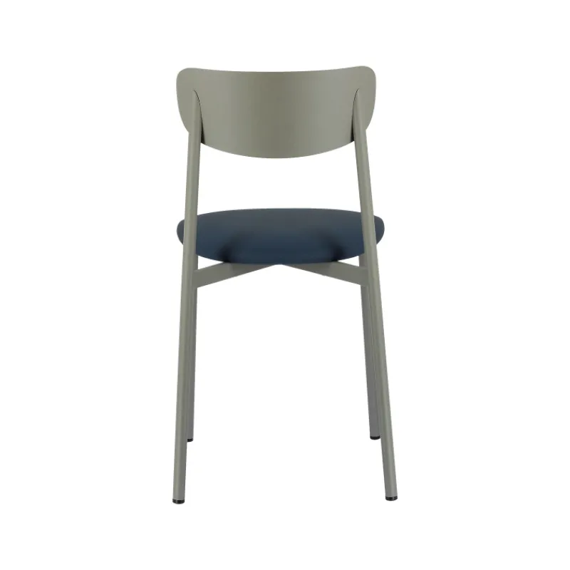 Carrier Colette ® Chaise française en métal avec assise en simili rembourrée* Chaise De Cuisine|Chaise De Salle à Manger